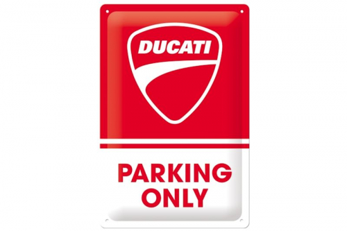 Blechschild Ducati Parking